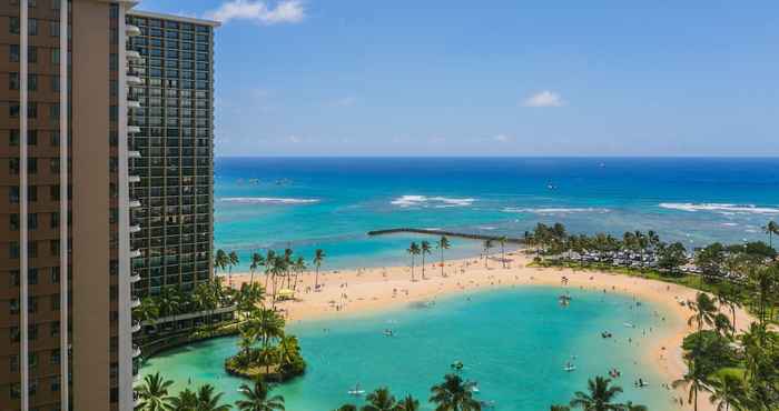 อื่นๆ Ilikai Tower One Bedroom Lagoon View Waikiki Condos With Lanai & Free Wifi