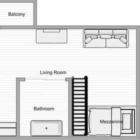 ผังชั้นอาคาร1City Home by Loft Affair,克拉科夫飯店