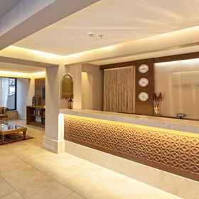 Reception1Alaaddin Beach Hotel - Adults Only,阿拉尼亚月神公园飯店