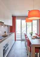 Dapur peribadi Modern Apartment in Belgian Limburg