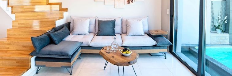 Others 2 New Villas Next Each Other, Pool, Rent Separately or Together at Kournas Lake