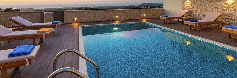 其他 Villa with Private Pool near Sea & Arkadi Monastery on NW Coast