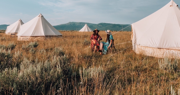 Others Wander Camp Yellowstone