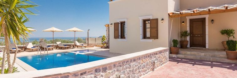 其他 Stylish Villa Katifes With Private Pool, Amazing Views of the Sea and Close to the Beach