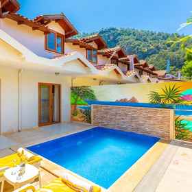 Primary image1天堂別墅 Kelebek 私人泳池 空調 無線網絡 無需汽車 環保 - 2234,Karya Villa飯店