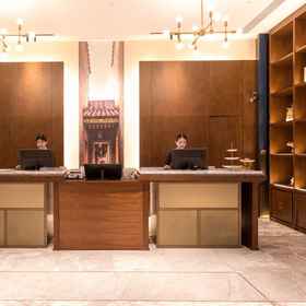 Reception 1 โรงแรมโฟซาน ชินชวนกง, โรงแรม & ที่พัก Shanghai Street