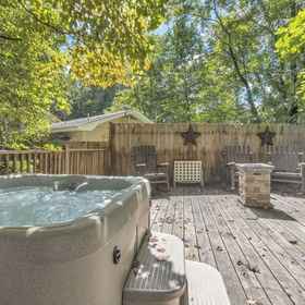 Imej utama1Cozy Cabin Between Gatlinburg & Pigeon Forge W/ Hot Tub 1 Bedroom Cabin by Redawning,Pigeon Forge別墅