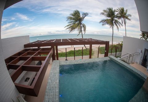 その他 Branco Haus - Pé na Areia do Caribessa