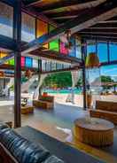 Kawasan tempat duduk lobi Santa Rosa Pantanal Hotel