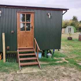 Primary image 1 Glamping in Wiltshire in our Luxury Shepherds Hut, Broad Chalke Hotels
