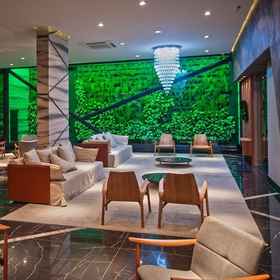 บริเวณนั่งเล่นที่ล็อบบี้1Edifício Time Apto 502 - ER Hospedagens,帕朱萨拉海滩飯店