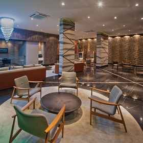 Kawasan tempat duduk lobi1Edifício Time Apto 401 - ER Hospedagens,帕朱萨拉海滩飯店