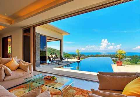 Others "panoramic Seaview 650sqm 4br Pool Villa 2 min Drive to Naithon Beach"