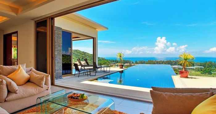 Others "panoramic Seaview 650sqm 4br Pool Villa 2 min Drive to Naithon Beach"