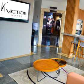 Reception1Victor Hotel,帕托斯迪米纳斯飯店