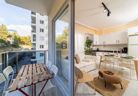 其他 Modern Flat With Shared Pool and Balcony in Alanya