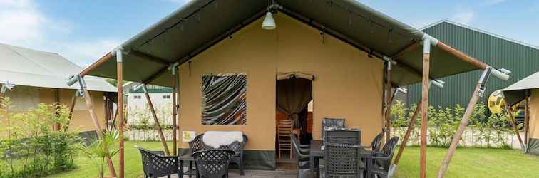 อื่นๆ Tranquil Tent Lodge in Zwiggelte With Garden