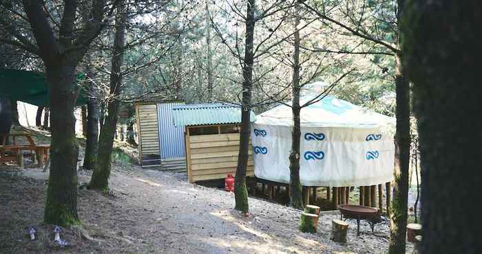 Others Mushroom Yurt set in 4 Acres of Woodland and Lakes