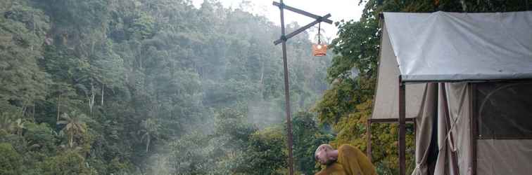 Lainnya Glamping tent near the waterfall