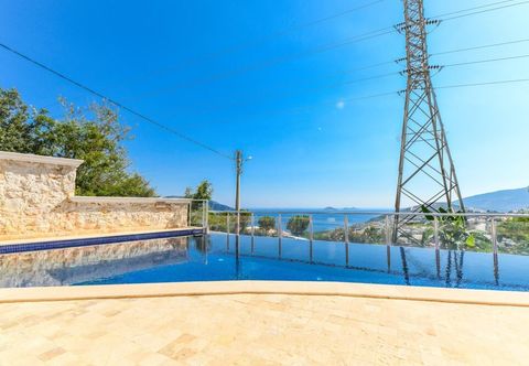 기타 Gorgeous Sea View Flat With Pool in Antalya Kalkan
