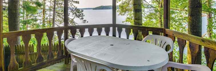 Lain-lain Lakefront Harrisville Cabin w/ Dock & Decks!