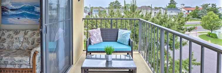 Lainnya Beautiful Brigantine Condo w/ Patio & Beach Access