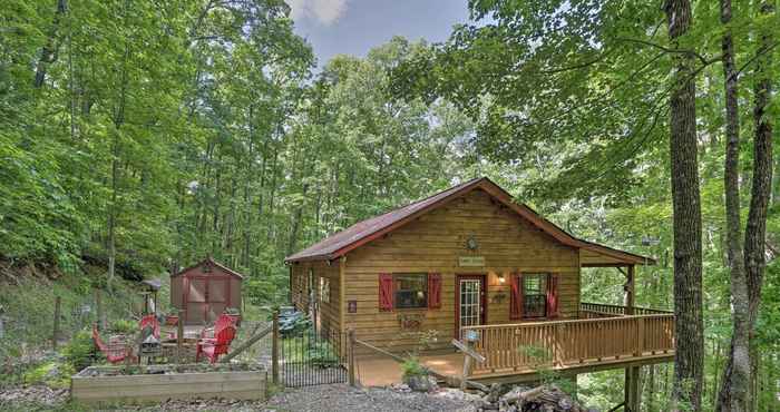 Lainnya Cozy Murphy Hideout w/ Fire Pit & Forest View