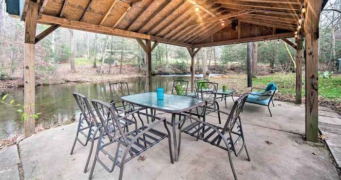 Lainnya Creekside Stoney Cabin w/ 180 Ft of River Frontage