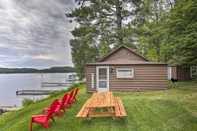 Lain-lain Lakefront Minocqua Cabin w/ Dock & Fire Pit!