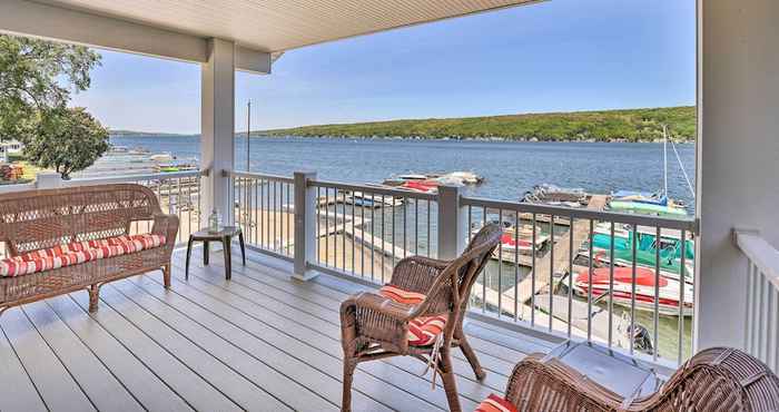 Others Lakefront Apt w/ Dock: Steps to Dine & Swim!