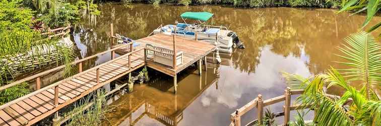 Others Lush Riverfront Escape w/ Private Boat Dock!