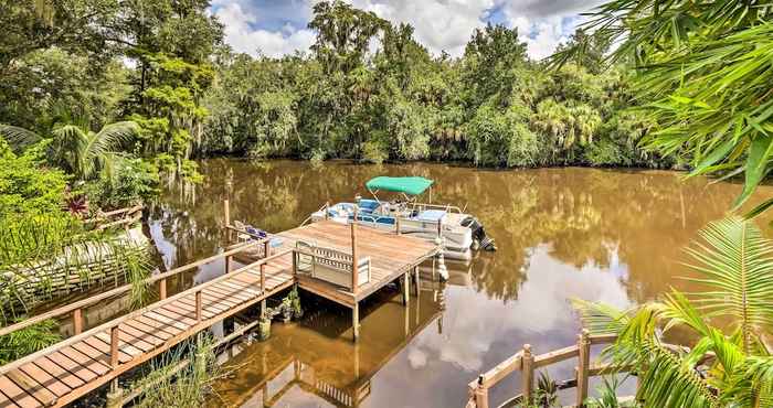 Others Lush Riverfront Escape w/ Private Boat Dock!