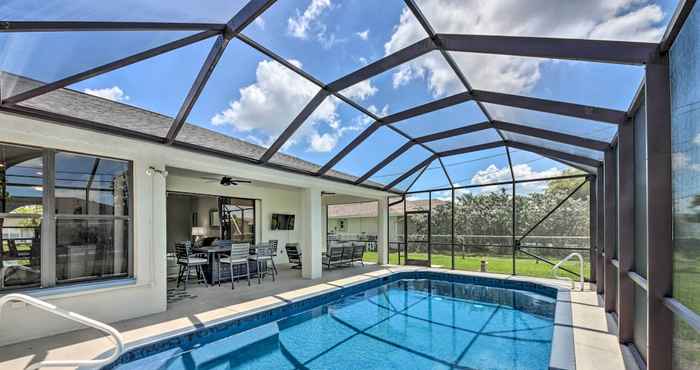 อื่นๆ Modern Cape Coral Home: Private Lanai + Pool!