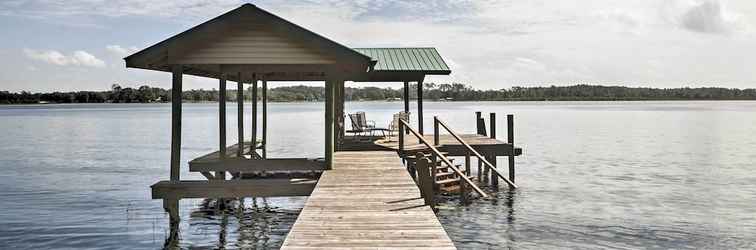 Lainnya Lake Broward Cabin w/ Private Boat Launch & Dock!