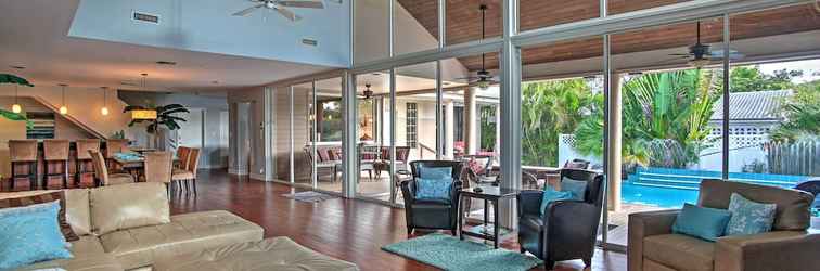 Others Large Pompano Home W/pool: Walk to Private Beach!
