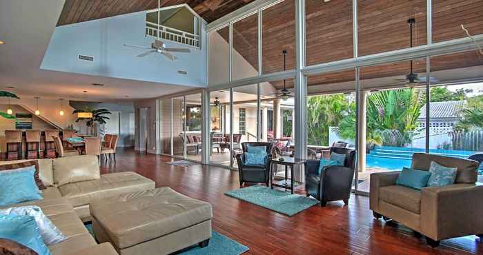 Lain-lain Large Pompano Home W/pool: Walk to Private Beach!