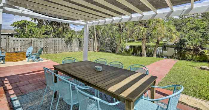 Others Merritt Island Home: Fire Pit & Canal Access!