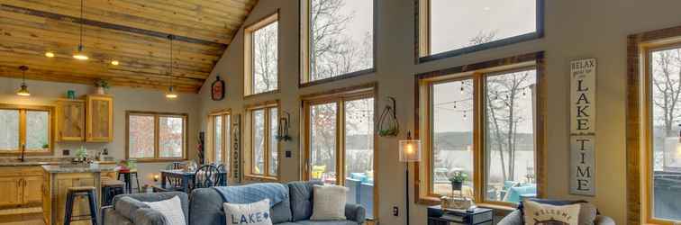 Others Modern Lakeside Chalet on Crow Wing Chain w/ Dock!