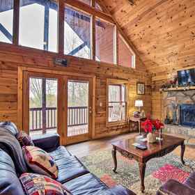 Imej utama 1 Sevierville Cabin w/ Private Outdoor Hot Tub, Pigeon Forge Villas