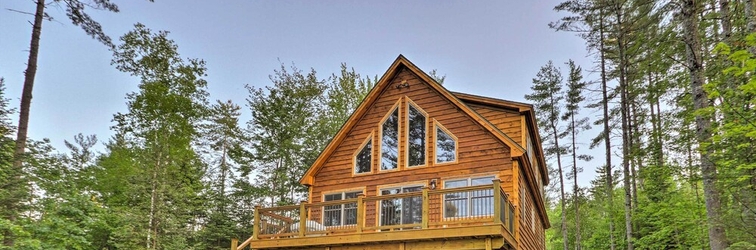 Others Dream Log Cabin in Bethel With Private Deck!