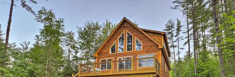 Lainnya Dream Log Cabin in Bethel With Private Deck!