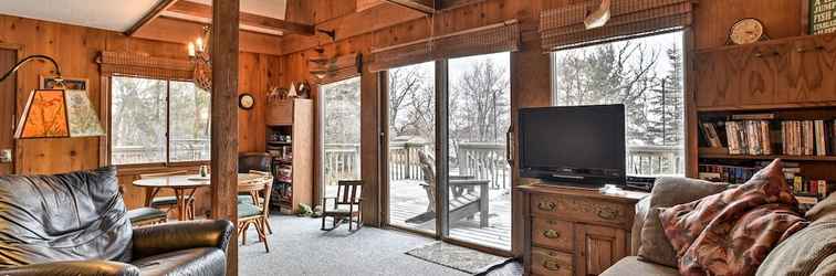 Others Lakeview 10-acre Kimball Cabin w/ Private Beach!