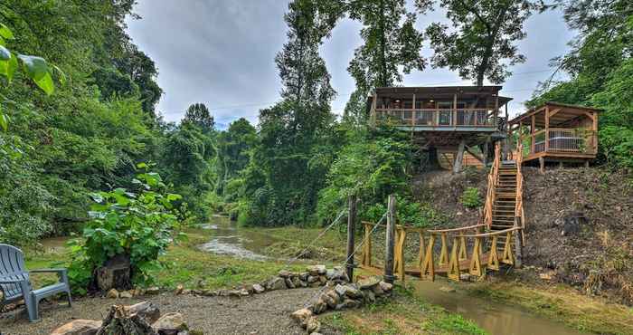 อื่นๆ Hand-crafted Creekside Treehouse With Grill!