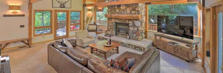 Khác Spacious Alpine Cabin w/ Fireplace & Deck!