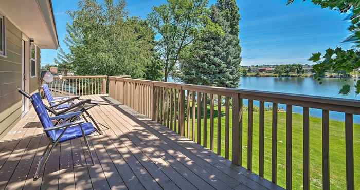 Lain-lain Lake House w/ Dock + Hot Tub: 1Mi to Surf 'n Slide