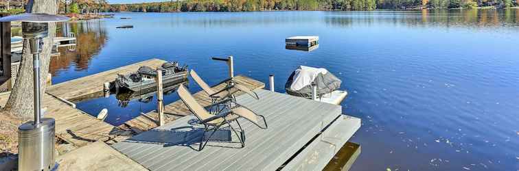 Lainnya Modern Mohican Lake Abode w/ Fire Pit & Views