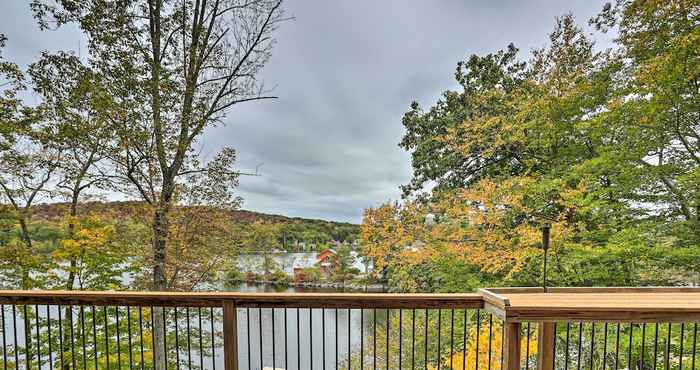 Lain-lain Waterfront Highland Lake Home w/ Deck+private Dock