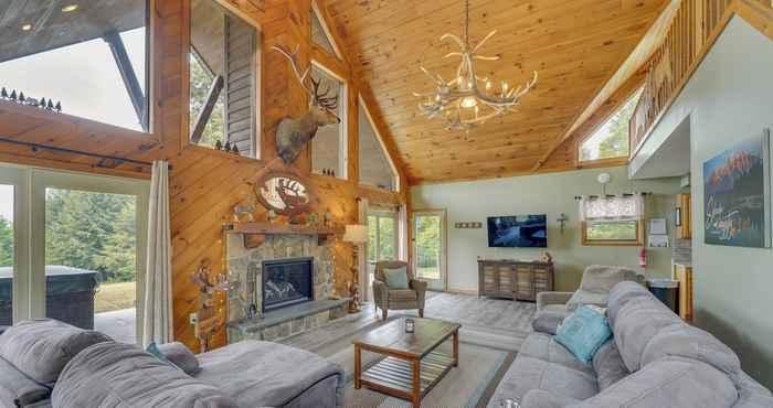 Lainnya 3-acre Benezette Cabin W/hot Tub, Grill & Mtn View