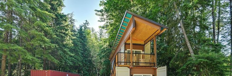 其他 Unique Container Studio w/ Deck & Fire Pit!