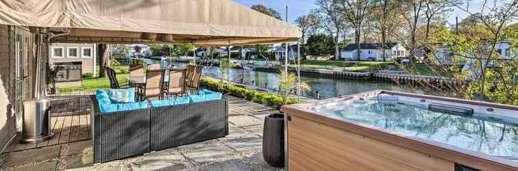 Others Luxury Hamptons Home on Canal w/ Dock & Kayaks!